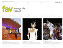Tablet Screenshot of fotoagenciavalencia.com